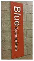 blue sign gym 