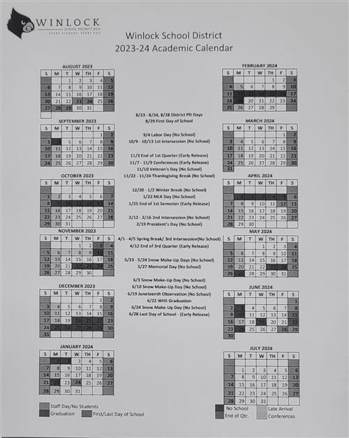 Sample Calendar